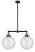 Innovations - 209-BAB-G204-12 - Two Light Island Pendant - Franklin Restoration - Black Antique Brass