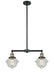 Innovations - 209-BAB-G534 - Two Light Island Pendant - Franklin Restoration - Black Antique Brass