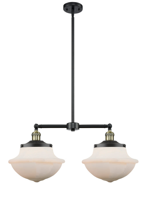 Innovations - 209-BAB-G541 - Two Light Island Pendant - Franklin Restoration - Black Antique Brass