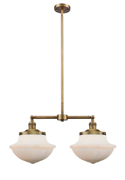 Innovations - 209-BB-G541 - Two Light Island Pendant - Franklin Restoration - Brushed Brass