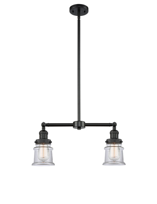 Innovations - 209-BK-G182S-LED - LED Island Pendant - Franklin Restoration - Matte Black
