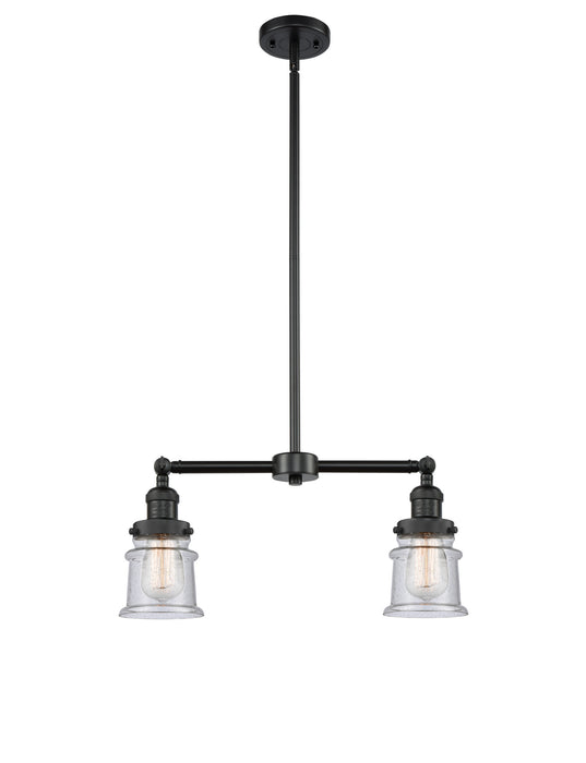 Innovations - 209-BK-G184S-LED - LED Island Pendant - Franklin Restoration - Matte Black