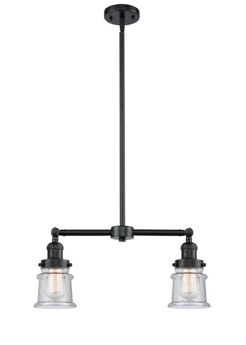 Innovations - 209-OB-G184S - Two Light Island Pendant - Franklin Restoration - Oil Rubbed Bronze