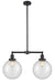 Innovations - 209-OB-G204-10 - Two Light Island Pendant - Franklin Restoration - Oil Rubbed Bronze