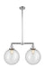 Innovations - 209-PC-G204-12 - Two Light Island Pendant - Franklin Restoration - Polished Chrome
