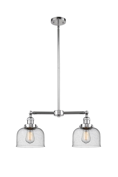 Innovations - 209-PC-G74 - Two Light Island Pendant - Franklin Restoration - Polished Chrome