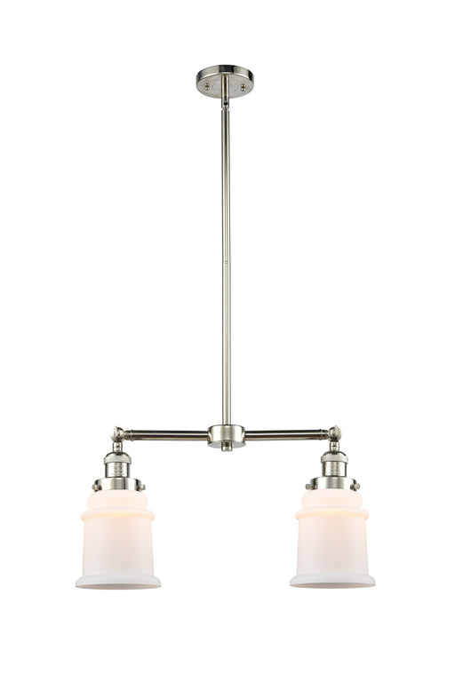 Innovations - 209-PN-G181 - Two Light Island Pendant - Franklin Restoration - Polished Nickel