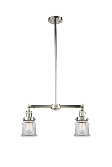 Innovations - 209-PN-G182S - Two Light Island Pendant - Franklin Restoration - Polished Nickel