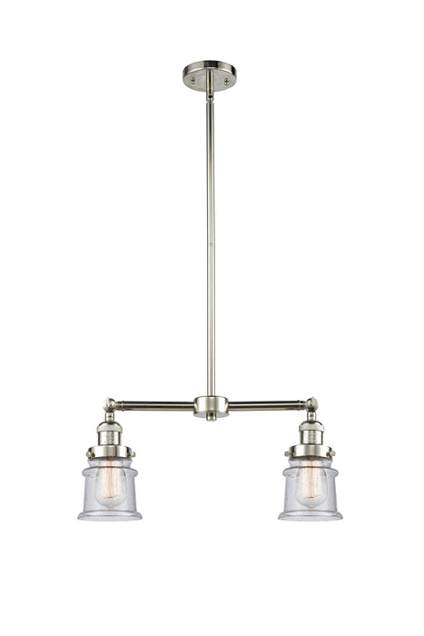 Innovations - 209-PN-G184S - Two Light Island Pendant - Franklin Restoration - Polished Nickel