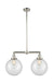 Innovations - 209-PN-G202-10 - Two Light Island Pendant - Franklin Restoration - Polished Nickel