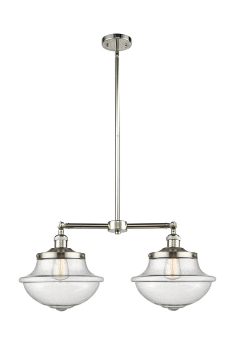 Innovations - 209-PN-G544 - Two Light Island Pendant - Franklin Restoration - Polished Nickel