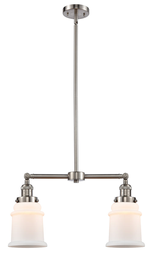 Innovations - 209-SN-G181-LED - LED Island Pendant - Franklin Restoration - Brushed Satin Nickel