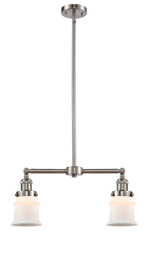 Innovations - 209-SN-G181S - Two Light Island Pendant - Franklin Restoration - Brushed Satin Nickel