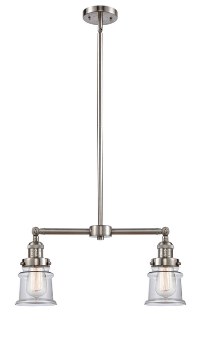 Innovations - 209-SN-G182S - Two Light Island Pendant - Franklin Restoration - Brushed Satin Nickel