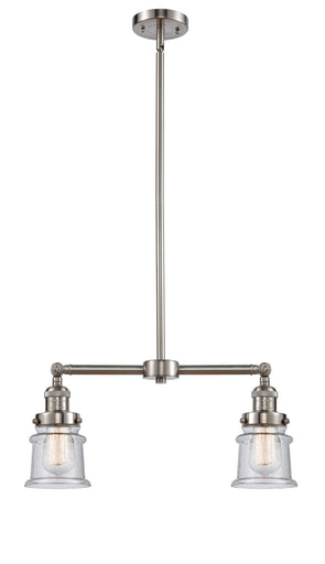 Franklin Restoration LED Island Pendant Brushed Satin Nickel
