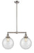Innovations - 209-SN-G204-10 - Two Light Island Pendant - Franklin Restoration - Brushed Satin Nickel