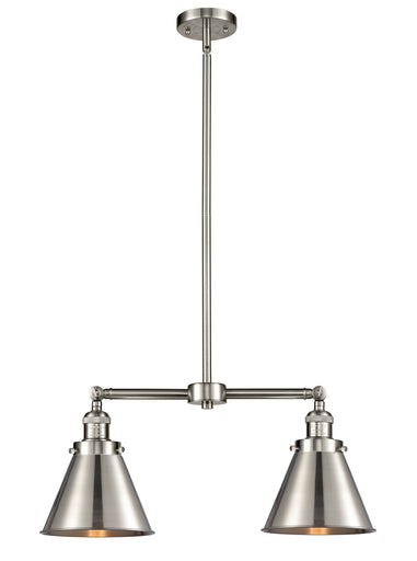 Franklin Restoration LED Island Pendant Brushed Satin Nickel