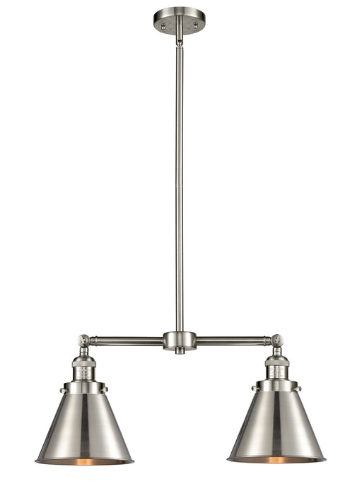Innovations - 209-SN-M13-SN-LED - LED Island Pendant - Franklin Restoration - Brushed Satin Nickel