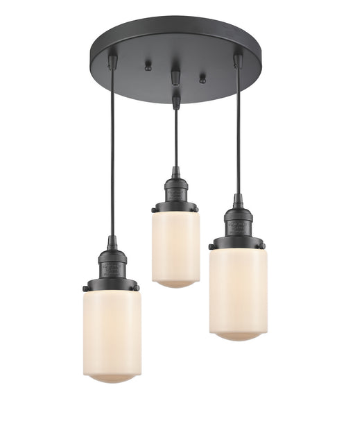 Innovations - 211/3-OB-G311 - Three Light Pendant - Franklin Restoration - Oil Rubbed Bronze