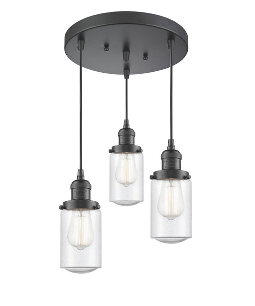 Innovations - 211/3-OB-G314 - Three Light Pendant - Franklin Restoration - Oil Rubbed Bronze