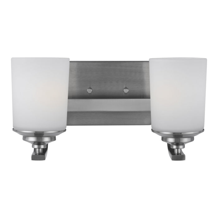 Generation Lighting - 4430702-962 - Two Light Wall / Bath - Brushed Nickel