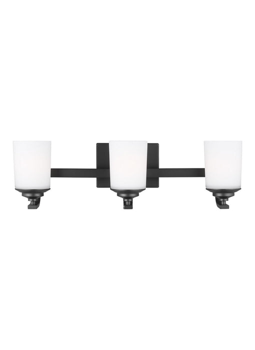 Generation Lighting - 4430703EN3-112 - Three Light Wall / Bath - Midnight Black