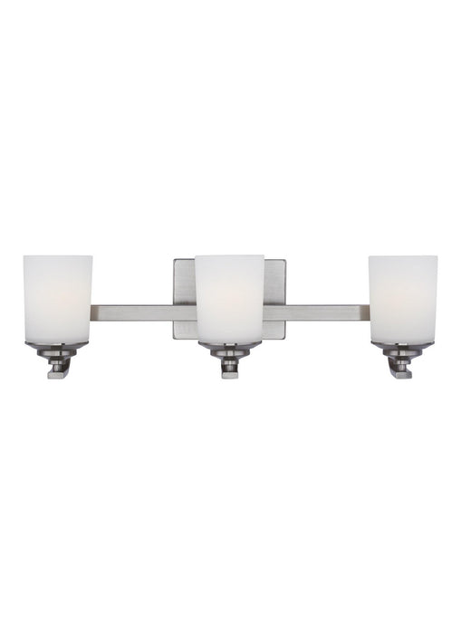 Generation Lighting - 4430703EN3-962 - Three Light Wall / Bath - Kemal - Brushed Nickel
