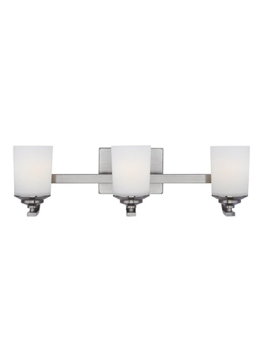 Kemal Three Light Wall / Bath Brushed Nickel