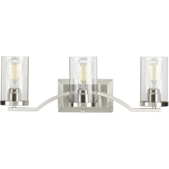 Progress Lighting - P300258-009 - Three Light Bath - Lassiter - Brushed Nickel