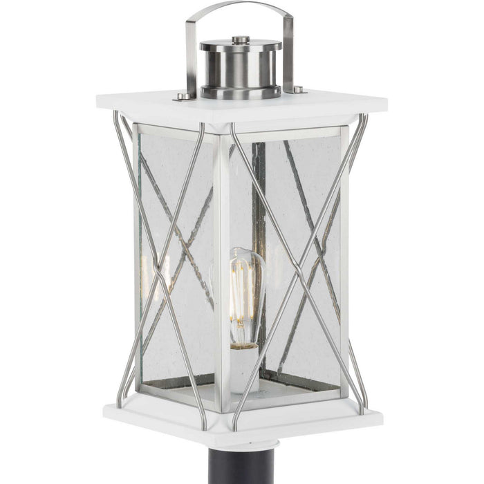 Progress Lighting - P540068-135 - One Light Post Lantern - Barlowe - Stainless Steel