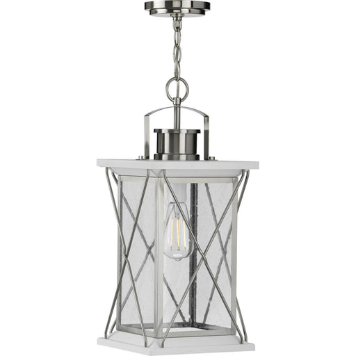Progress Lighting - P550068-135 - One Light Hanging Lantern - Barlowe - Stainless Steel