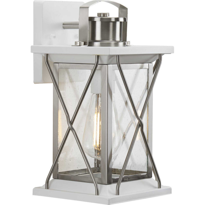 Progress Lighting - P560156-135 - One Light Wall Lantern - Barlowe - Stainless Steel