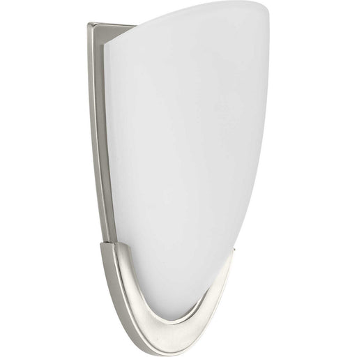 Progress Lighting - P710079-009-30 - LED Wall Sconce - LED Etched Glass Sconce - Brushed Nickel