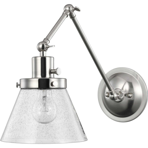 Progress Lighting - P710094-009 - One Light Swing Arm Wall Lamp - Hinton - Brushed Nickel