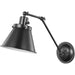 Progress Lighting - P710095-031 - One Light Swing Arm Wall Lamp - Hinton - Black