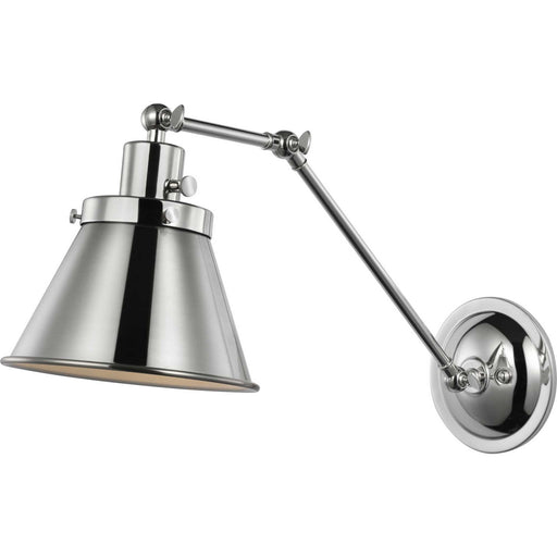Progress Lighting - P710095-104 - One Light Swing Arm Wall Lamp - Hinton - Polished Nickel