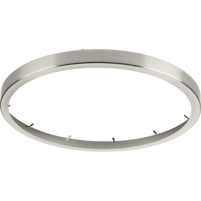Progress Lighting - P860052-009 - Edgelit Round Trim Ring - Everlume - Brushed Nickel