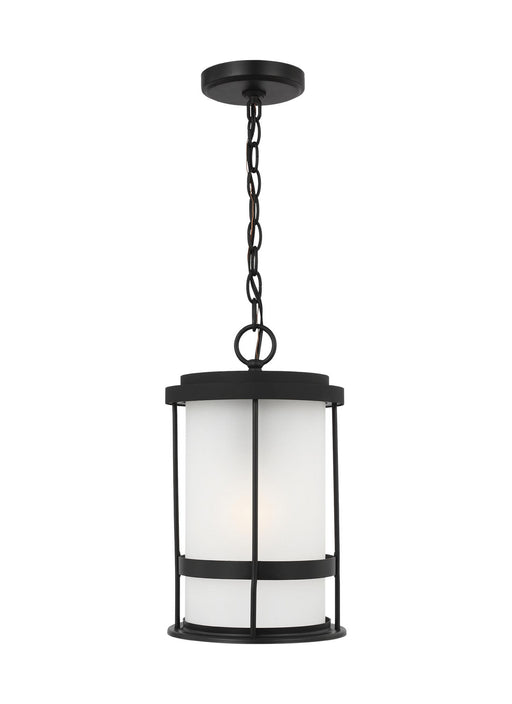 Generation Lighting - 6290901EN3-12 - One Light Outdoor Pendant - Black