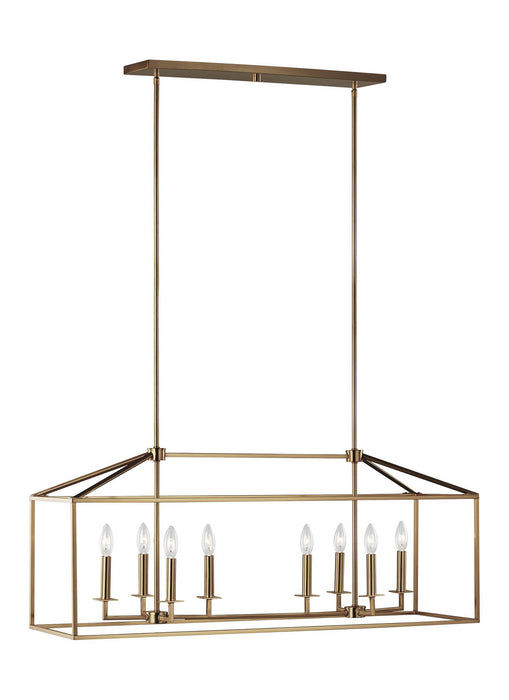 Generation Lighting - 6615008EN-848 - Eight Light Island Pendant - Satin Bronze