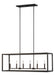 Generation Lighting - 6634506EN-710 - Six Light Island Pendant - Burnt Sienna