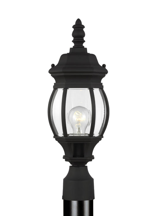 Generation Lighting - 82202-12 - One Light Outdoor Post Lantern - Black