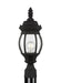 Generation Lighting - 82202-12 - One Light Outdoor Post Lantern - Black