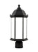 Generation Lighting - 8238651-12 - One Light Outdoor Post Lantern - Black