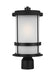 Generation Lighting - 8290901EN3-12 - One Light Outdoor Post Lantern - Black