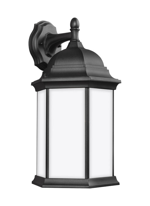 Generation Lighting - 8438751-12 - One Light Outdoor Wall Lantern - Sevier - Black