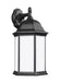 Generation Lighting - 8438751-12 - One Light Outdoor Wall Lantern - Sevier - Black