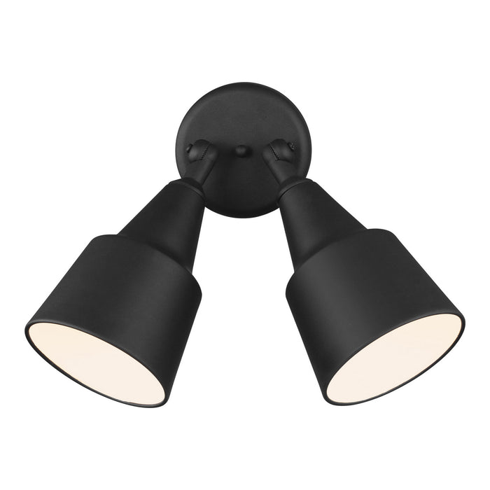 Generation Lighting - 8560702-12 - Two Light Adjustable Swivel Flood Light - Black