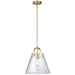 Dainolite Ltd - 871P-AGB - One Light Pendant - Clear