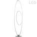 Dainolite Ltd - PHX-6060LEDF-SV - LED Floor Lamp - Phoenix - Silver