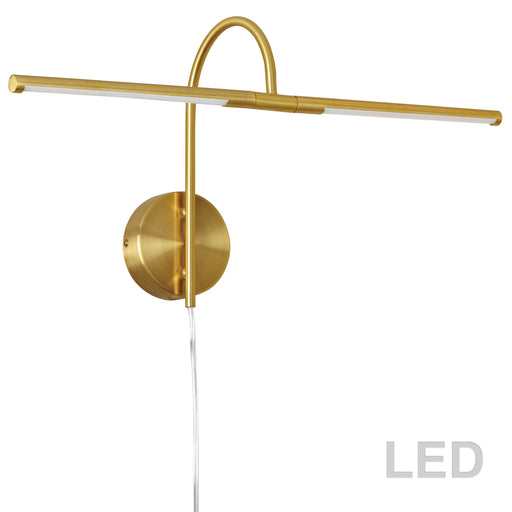 Dainolite Ltd - PICLED-242-AGB - LED Picture Light - Display/Exhibit - Aged Brass